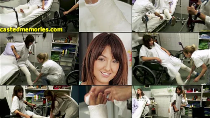 Suzy Double LLC Cast Physio-Therapy in The Hospital with Wheelchair and Crutches - Pt 2 (in )