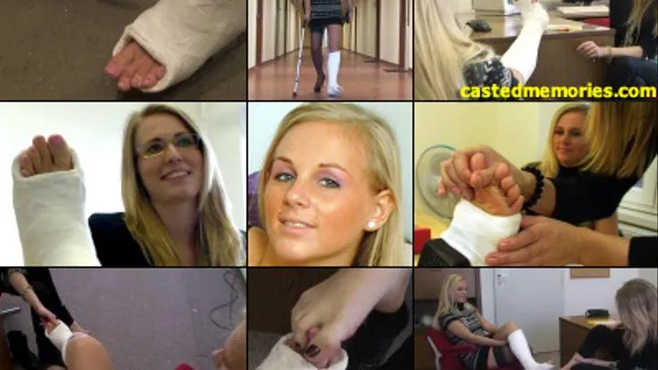 Liliana SLWC Job Interview, Casted Footsie and Toe Play