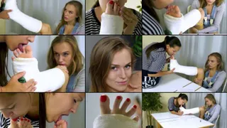 Aislin SLWC Caught Red-Footed Cheating with Extreme Foot Whiffing and Tasty Toe Sucking and Foot Worship