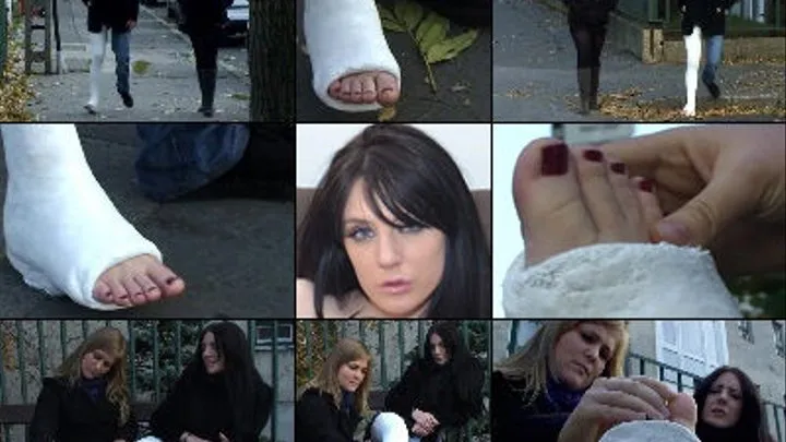 Samantha LLWC Gimping with Friend and Extreme Foot Play