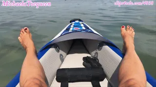 Barefoot kayak action (3840 X 2160)