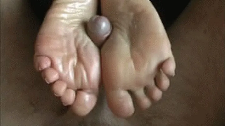 Sole-view footjob 2