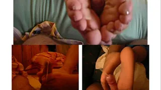 Footjobs and sole cuming