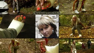 Yvette Term SLWC Nature Girl's Exposed Toe Forest Gimp