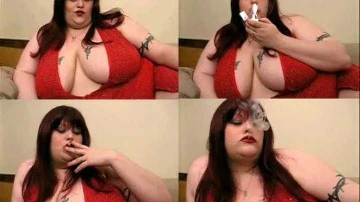 MEGA Boobed High-Class Smoker! * *