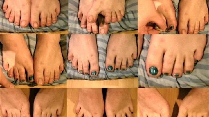 Blue Toenail Polish!