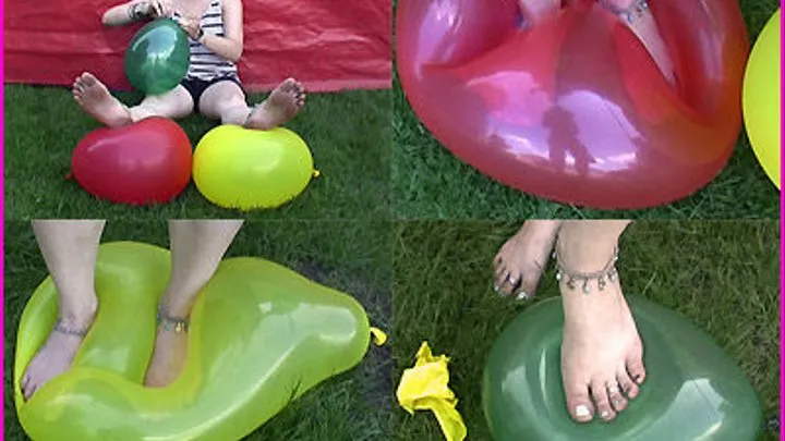 Balloons and Feet video clips