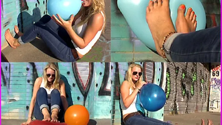 Madeline's Barefoot Balloon Pop