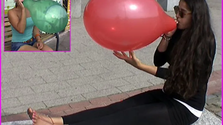 Soraya and Sheila's Balloon Blow2Pop