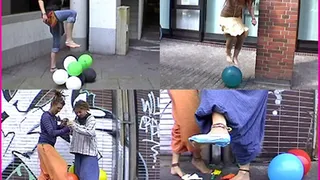 Barefoot Girls with Balloons pt 3