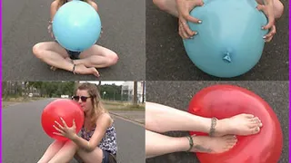 Dasha's Balloon Finger- and Foot-Pop