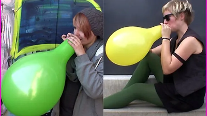 Irina and Majeira's failed Balloon Blow-to-Pop