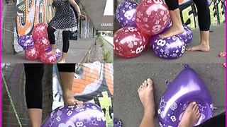 Sheila's Barefoot Anniversary Balloon Pop