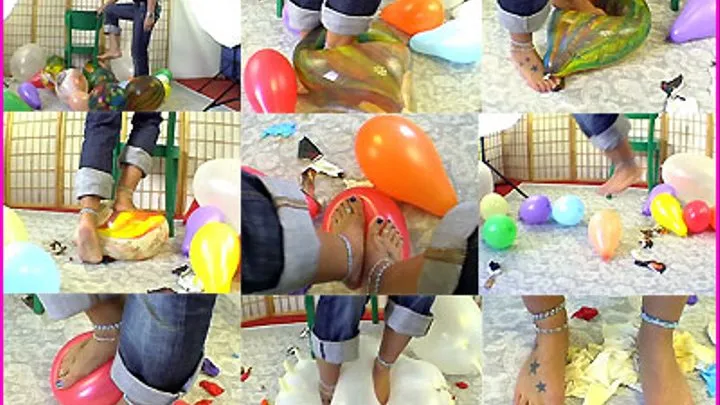 Jasmine's Balloon Popping Fest