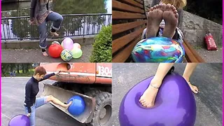 Barefoot Girls with Balloons pt. 2