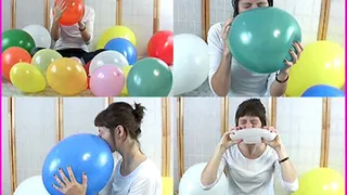 Paula bites Balloons