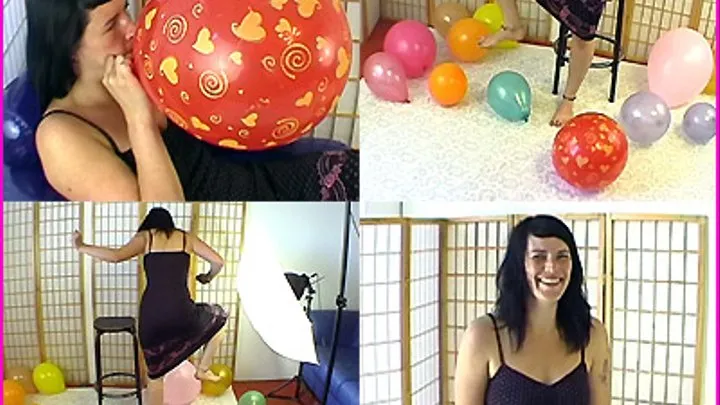 Jessica steps on Balloons hard