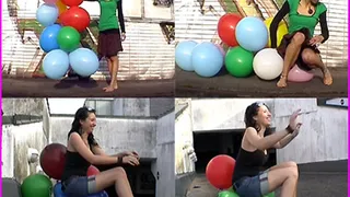 Kira and Rachel's Balloon Sitpop