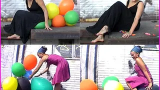 Geraldine and Sheila sitpop Balloons