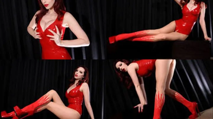 Flamejob - pantyhose, latex and high heels