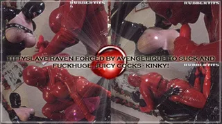 Avengelique & Raven: Tittydoll's Dildo-Domination!