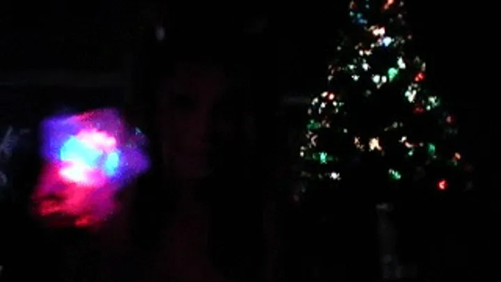 A Flashing Holiday Video Card