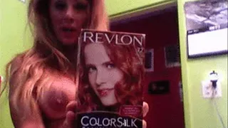 Coloring Hair Strawberry Blonde in the Nude