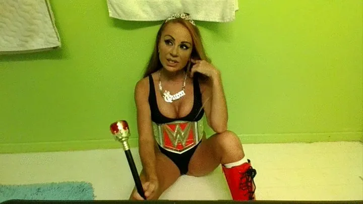 The Queen of Wrestling Pleasures Herself