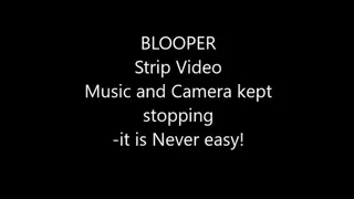 Witchy Woman Striptease with Bloopers