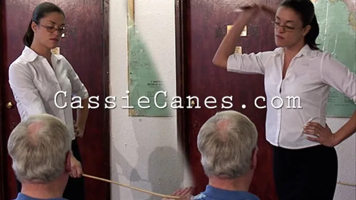 Tawsed and caned on the hands by Miss Hunter full