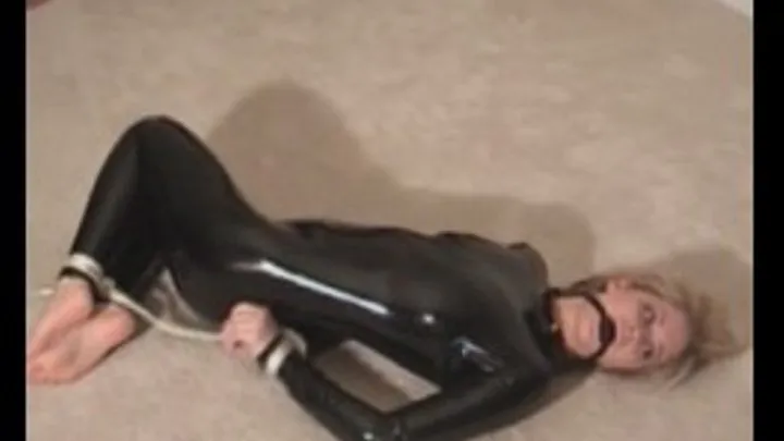 emy in catsuit