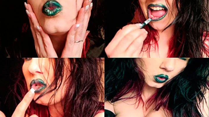 Green Metllic Lipstick