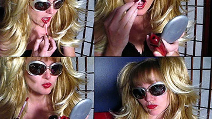 Heidi Blonde MILF- Tons and Tons of Red Lipstick!