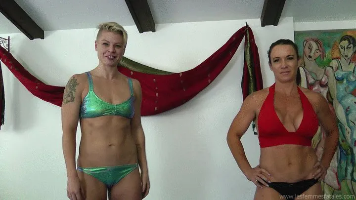 Competitive Female Wrestling! Hardbodies Collide! Ava Simone vs Jennifer Thomas Complete Video