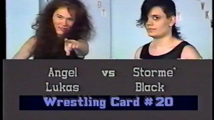 Angel Lucas v Storme Black--Competitive Wrestling