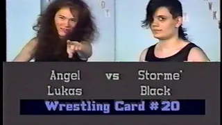 Angel Lucas v Storme Black--Competitive Wrestling