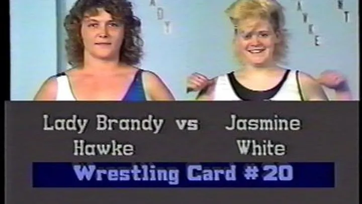 Brandy v Jasmine--Competitive Wrestling Part 1