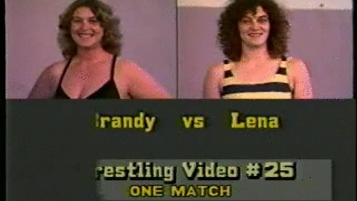 Brandy v Lena (full video)--Competitive Wrestling