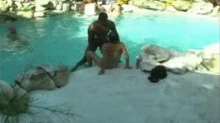 b019 MILF Hot Wife Trish Sucks Big Black Cock At The Pool Party