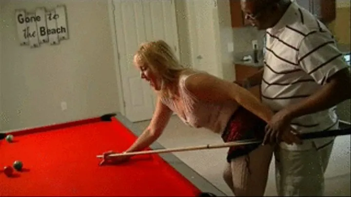 I199 White Slut Rebecca Gets Used In The Pool Room By BBC