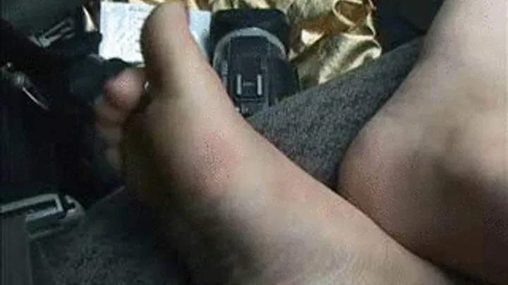 CAR BARE FEET