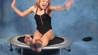 EMILY EVERMOORE: barefoot on a trampoline(Hi-Quality)