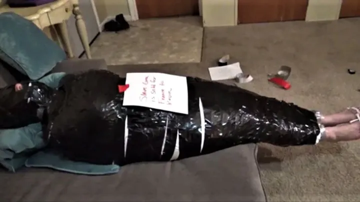 Gina Mummified in 6 layers and sold on the internet to the highest bidder!