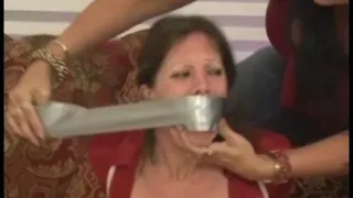 angie bound and tape gagged by GRM