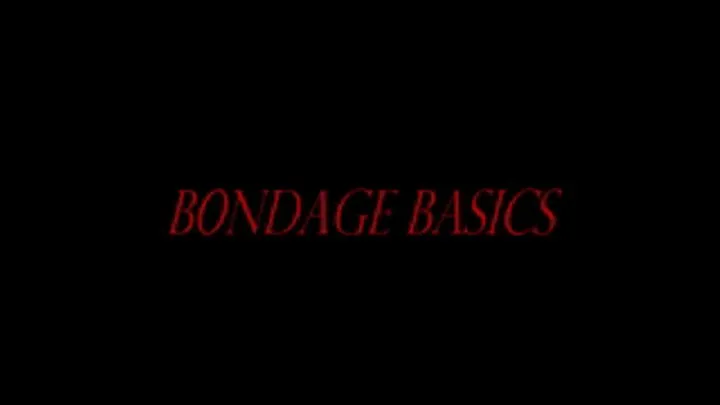 BONDAGE BASICS