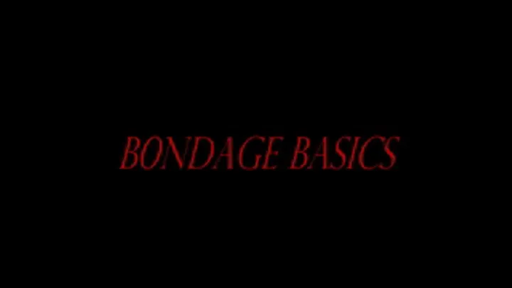 BONDAGE BASICS