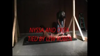 NYSSA & DREA TIED BY LEW RUBENS