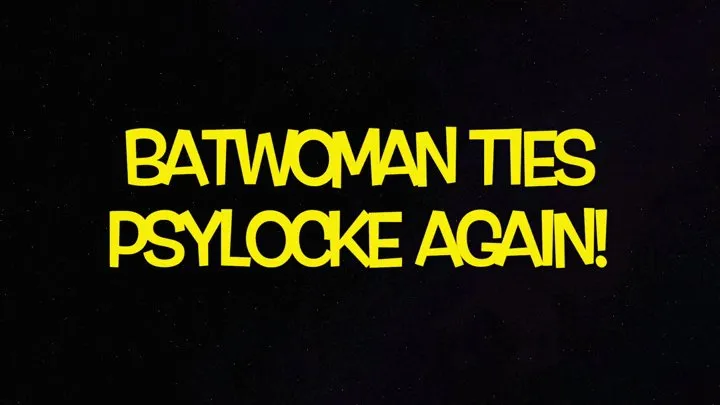 BATWOMAN TIES PSYLOCKE AGAIN