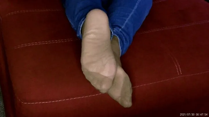 Ms Neecy - Nude Nylon Soles Show