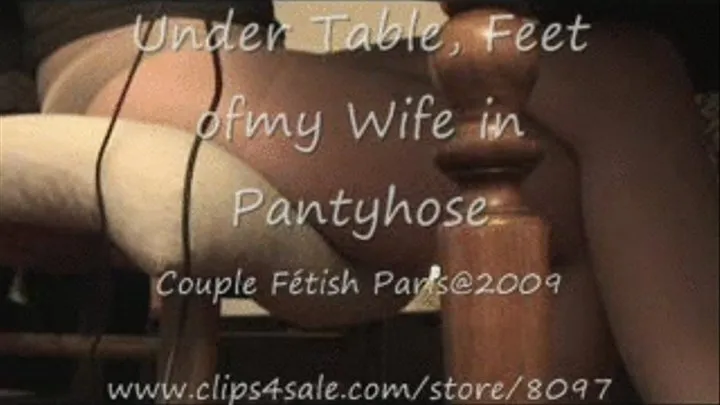 NEW: Feet in Nylon Under Table 2009